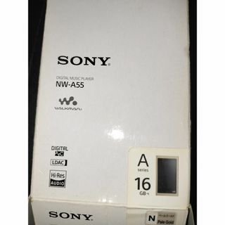 ソニー(SONY)のSONY ウォークマン NW-A55 16GB ペールゴールド(ポータブルプレーヤー)