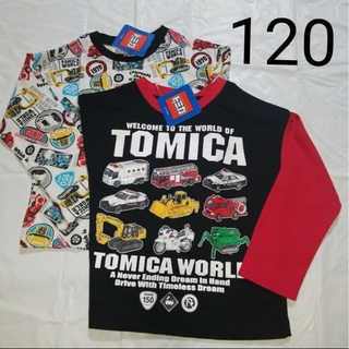 タカラトミー(Takara Tomy)の120cm　長袖Tシャツ2枚セット　トミカ(Tシャツ/カットソー)