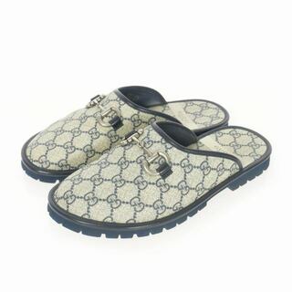 グッチ(Gucci)のグッチ GUCCI ホースビット GGキャンバス バックレス ローファー 6(サンダル)