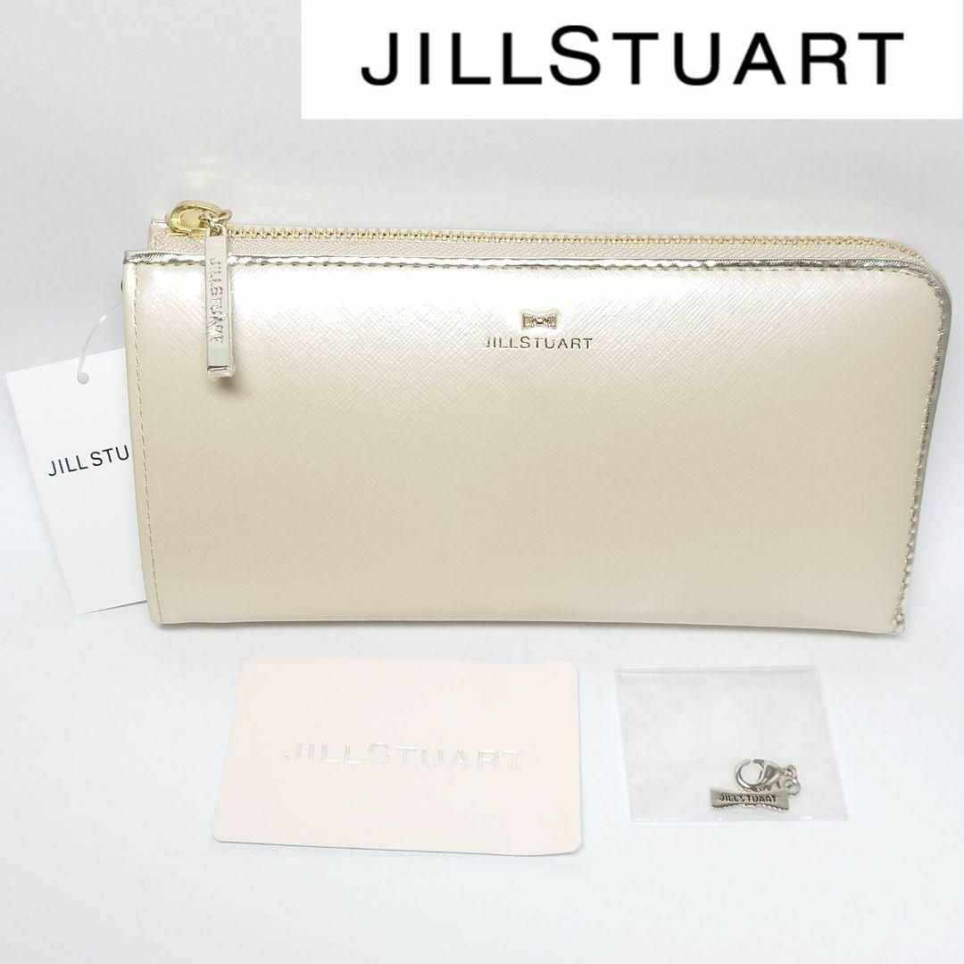 JILLSTUART - 【新品タグ付き】ジルスチュアート L字ファスナー長財布 プラチナの通販 by jg｜ジルスチュアートならラクマ