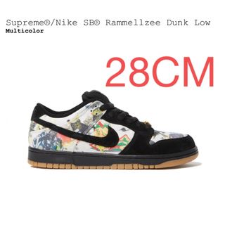 シュプリーム(Supreme)のSupreme Nike SB Dunk LOW Rammellzee(スニーカー)