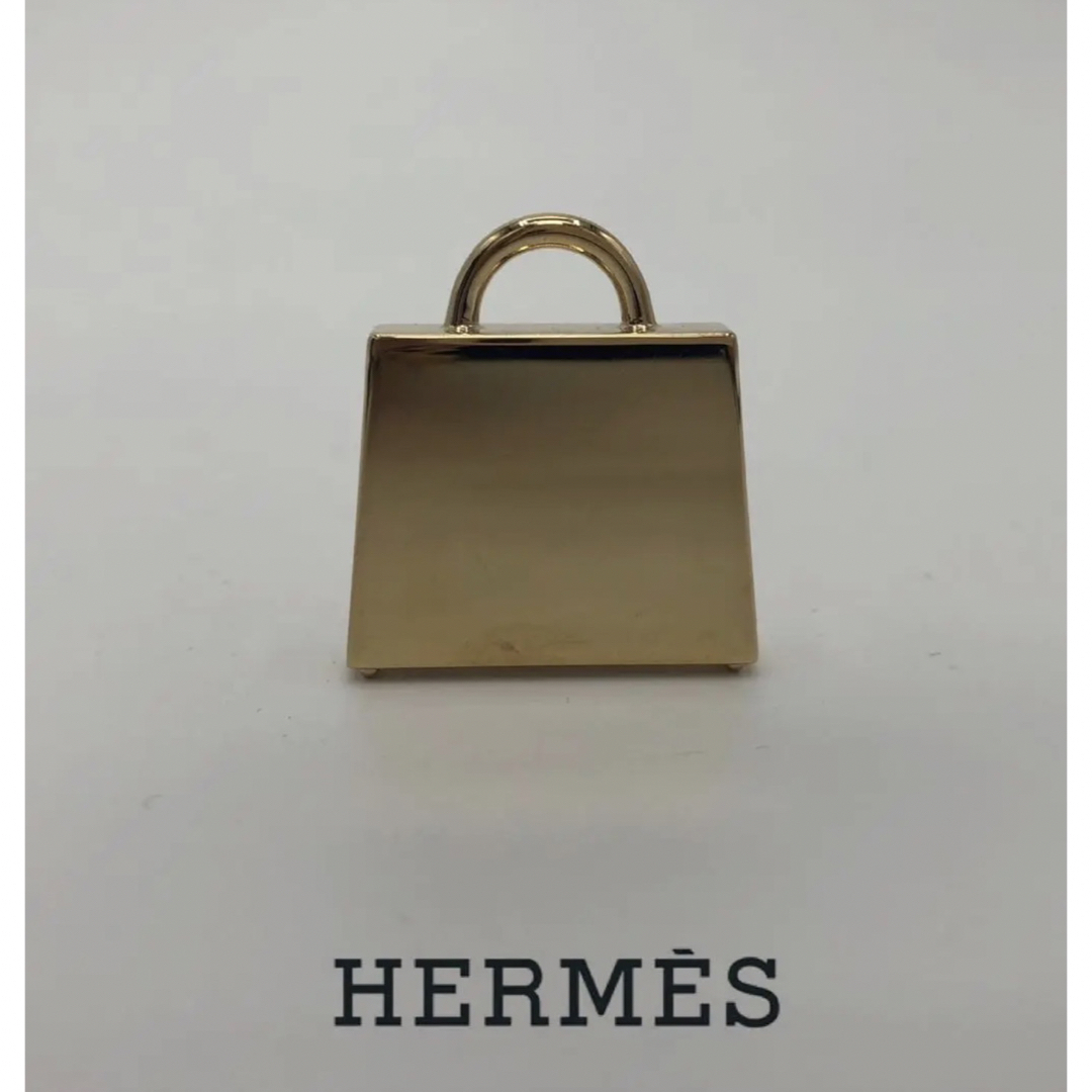 Hermes - HERMES ケリー パーマブラスプレイテット キュリオジテ ...