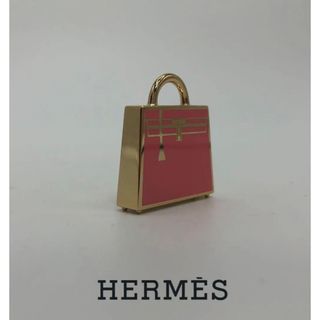 エルメス HERMES ケリー キュリオジテ アクセサリー ペンダントトップ チャーム メタル ピンク