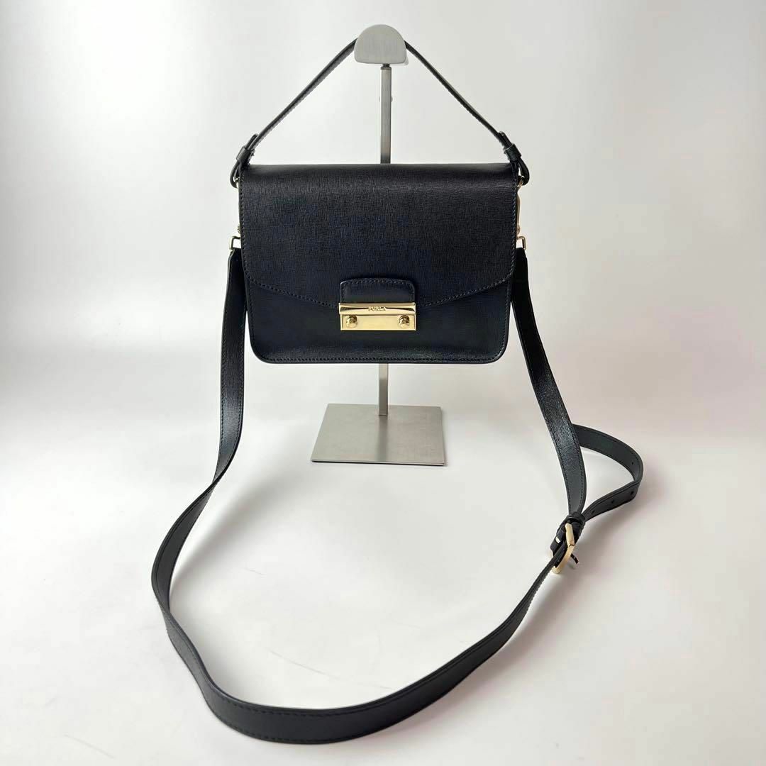 Furla - 美品 フルラ 2way メトロポリス ハンドバッグ ショルダー