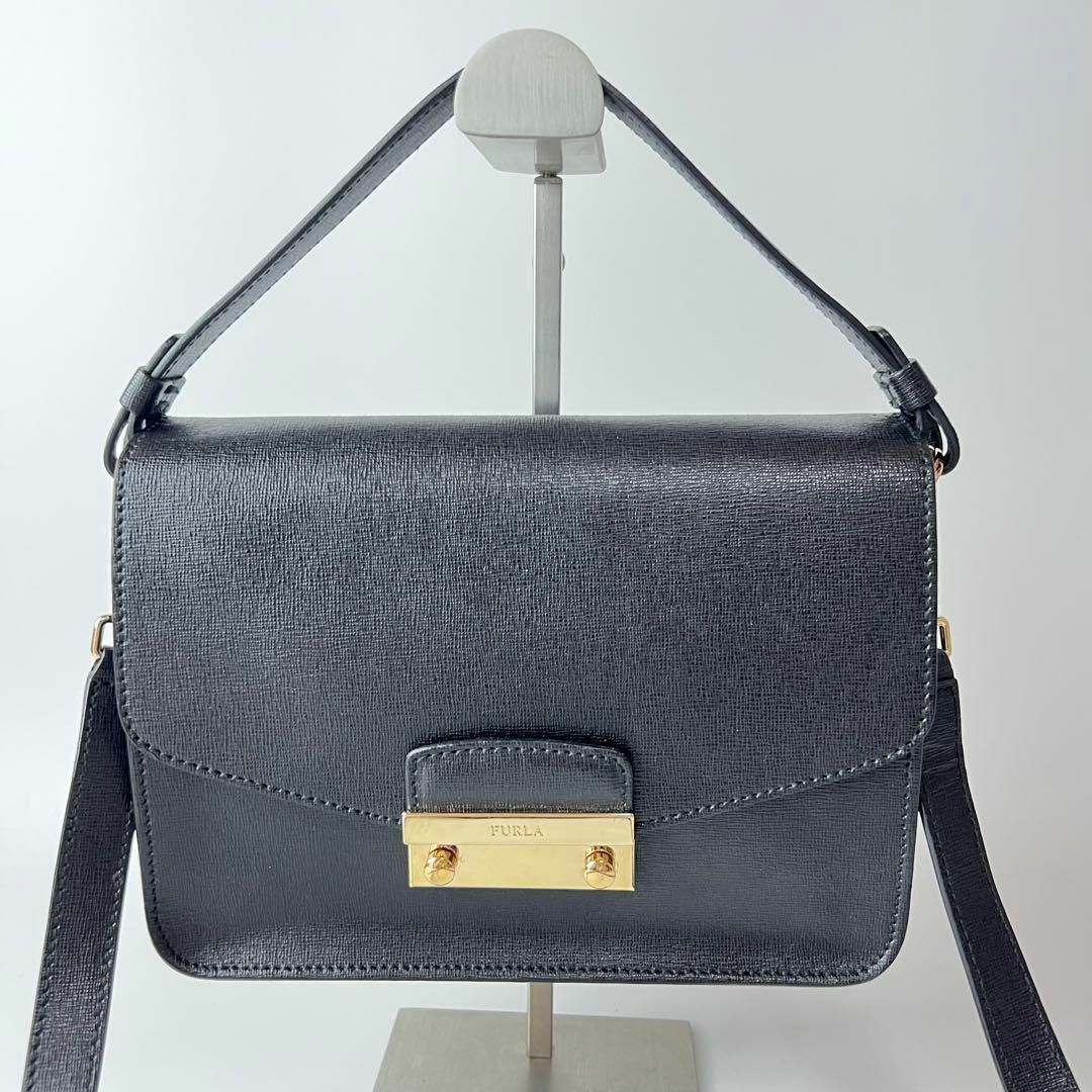 Furla - 美品 フルラ 2way メトロポリス ハンドバッグ ショルダー