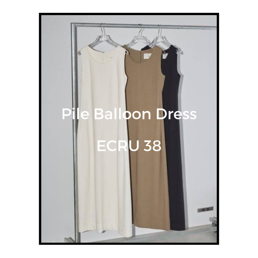 Pile Balloon Dress 38