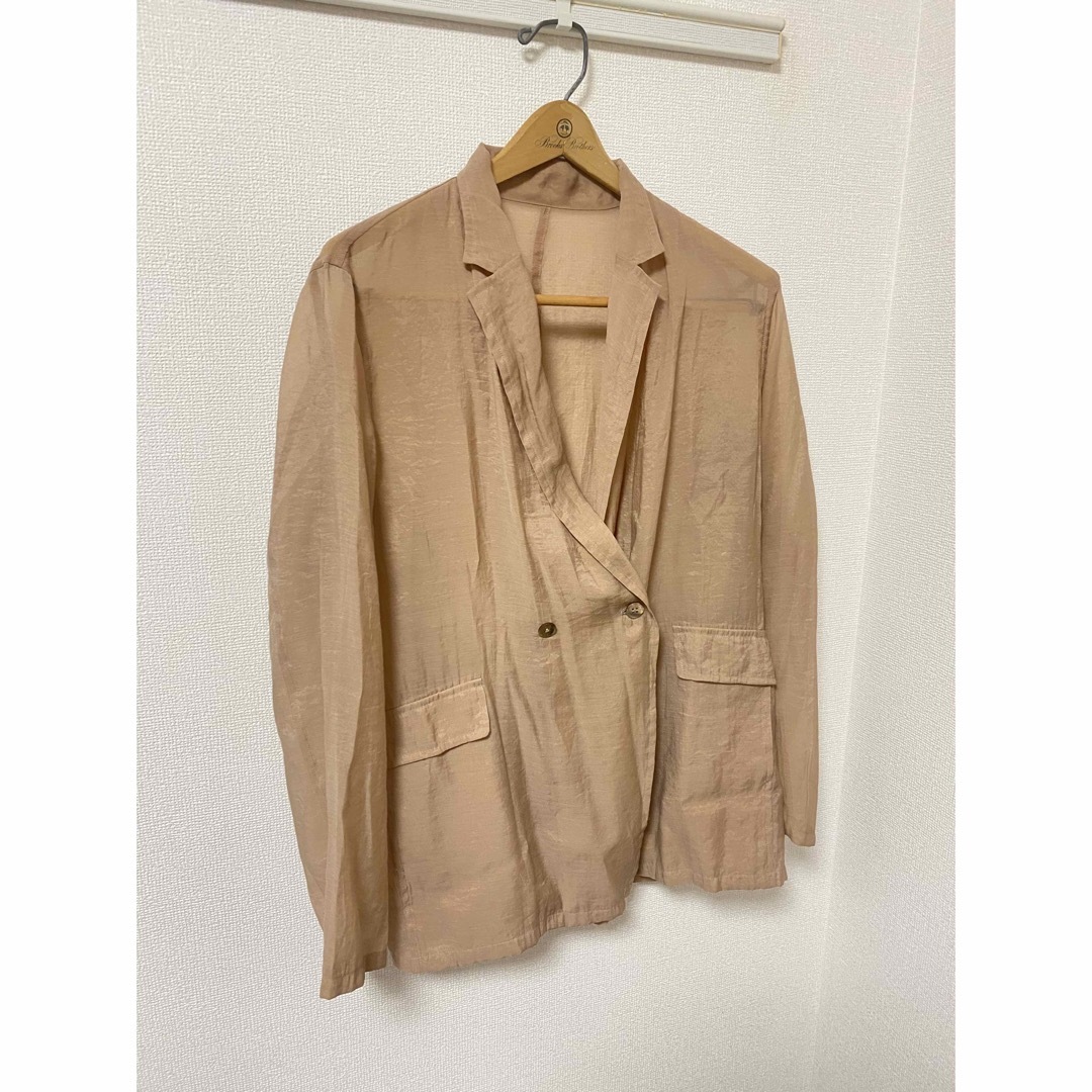 steven alan(スティーブンアラン)のSteven Alan SHEER JACKET シア テーラードジャケット  レディースのジャケット/アウター(テーラードジャケット)の商品写真