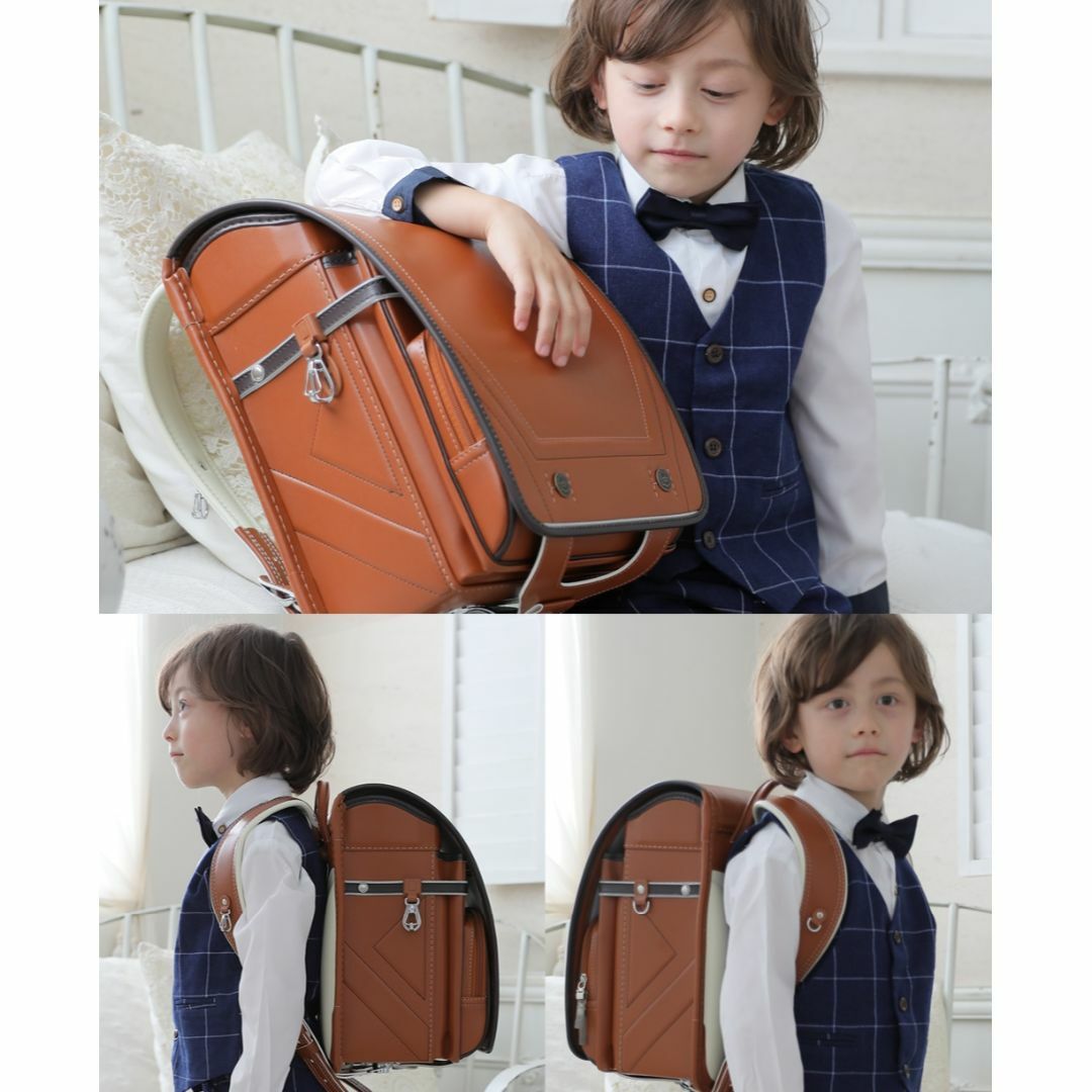 新品】ランドセル 男の子 ベーシック&ボーイ 高級合皮 カーキー