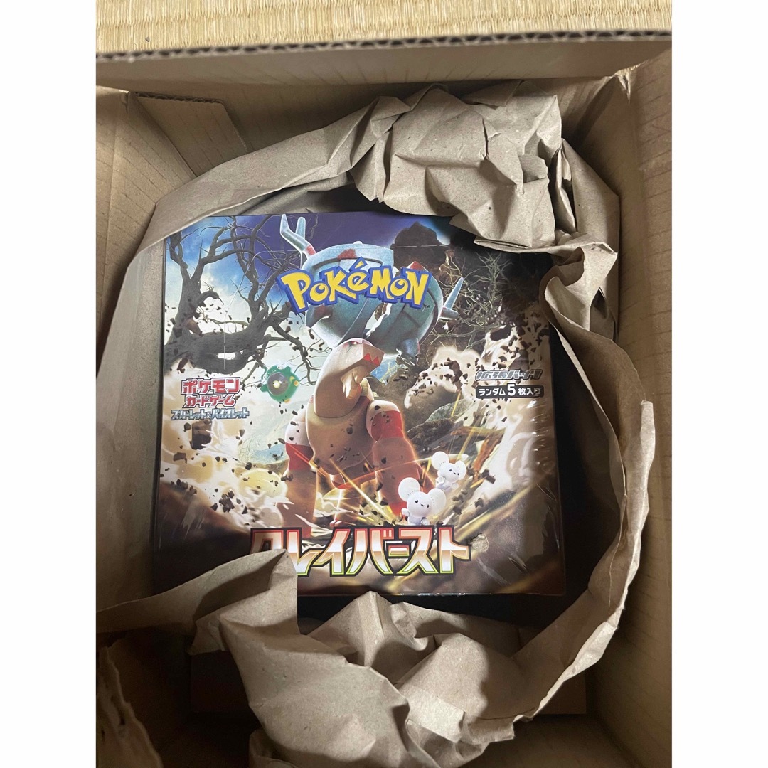 【新品未開封】ポケモンカード　クレイバースト　シュリンク付き　BOXトレーディングカード