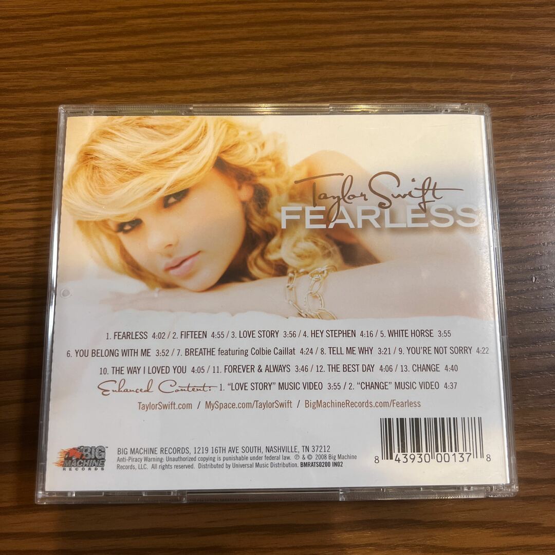 Taylor Swift FEARLESS エンタメ/ホビーのCD(ポップス/ロック(洋楽))の商品写真