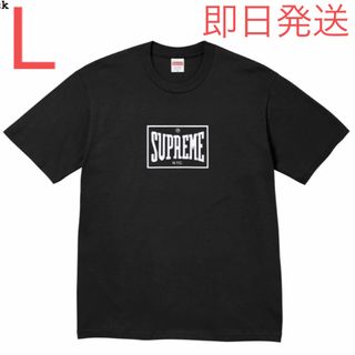 L size Supreme モナリザ Tシャツ 黒