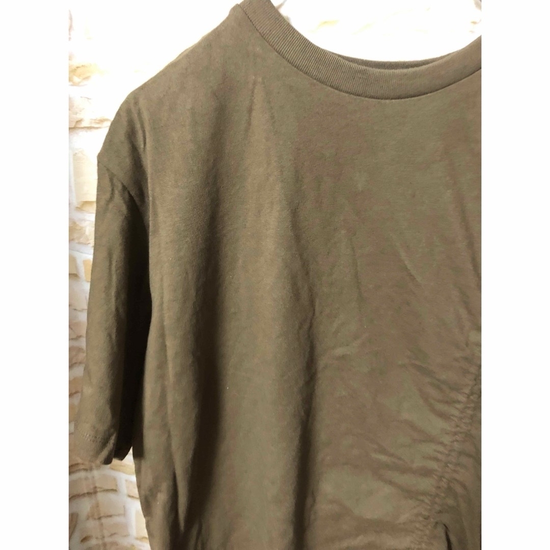 AZUL by moussy(アズールバイマウジー)のAZULbYMOUSSY アシメ風ゆったりトップスフリーフォロー割引あり 値下げ レディースのトップス(Tシャツ(半袖/袖なし))の商品写真