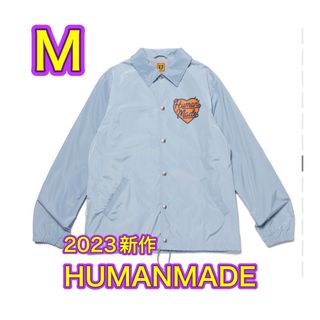 ヒューマンメイド(HUMAN MADE)のHUMANMADE ヒューマンメイド コーチジャケット ブルー M(ナイロンジャケット)