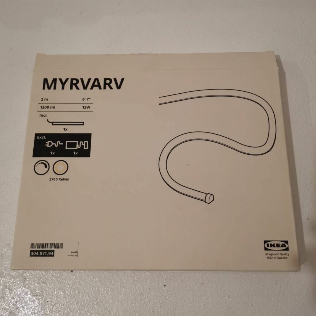 IKEA - IKEA MYRVARV ミールヴァルヴ LEDテープライト 調光可能2 IKEA - IKEA MYRVARV ミールヴァルヴ LEDテープライト 調光可能2