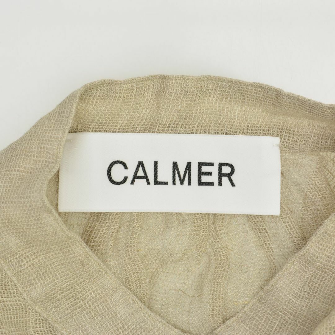 CALMER×plage】23SSベッチュウ BandCollar シャツ-