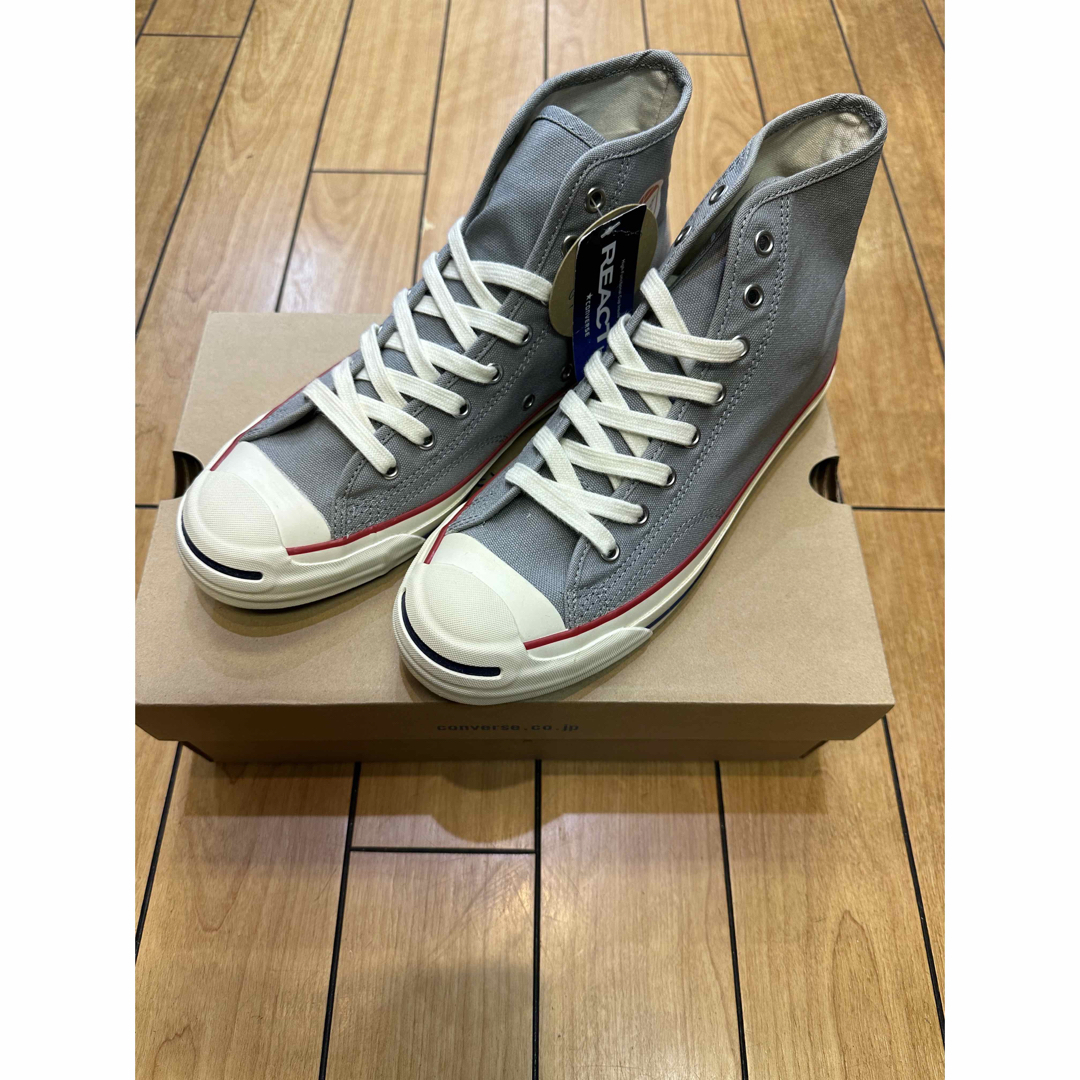 CONVERSE(コンバース)のCONVERSE コンバース　ジャックパーセル　PP RH グレー　リアクト メンズの靴/シューズ(スニーカー)の商品写真