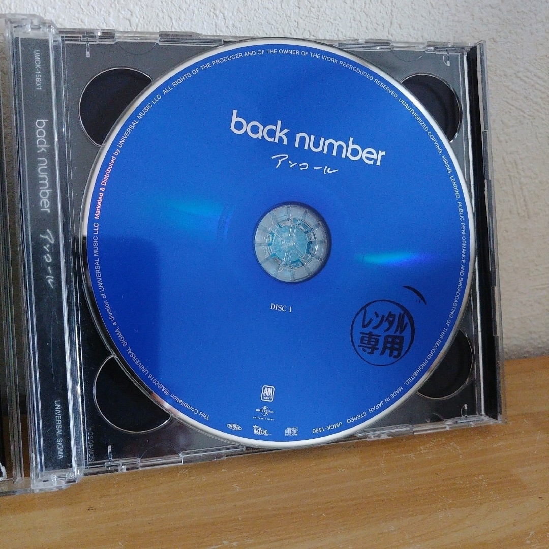 アンコール　back number エンタメ/ホビーのCD(ポップス/ロック(邦楽))の商品写真