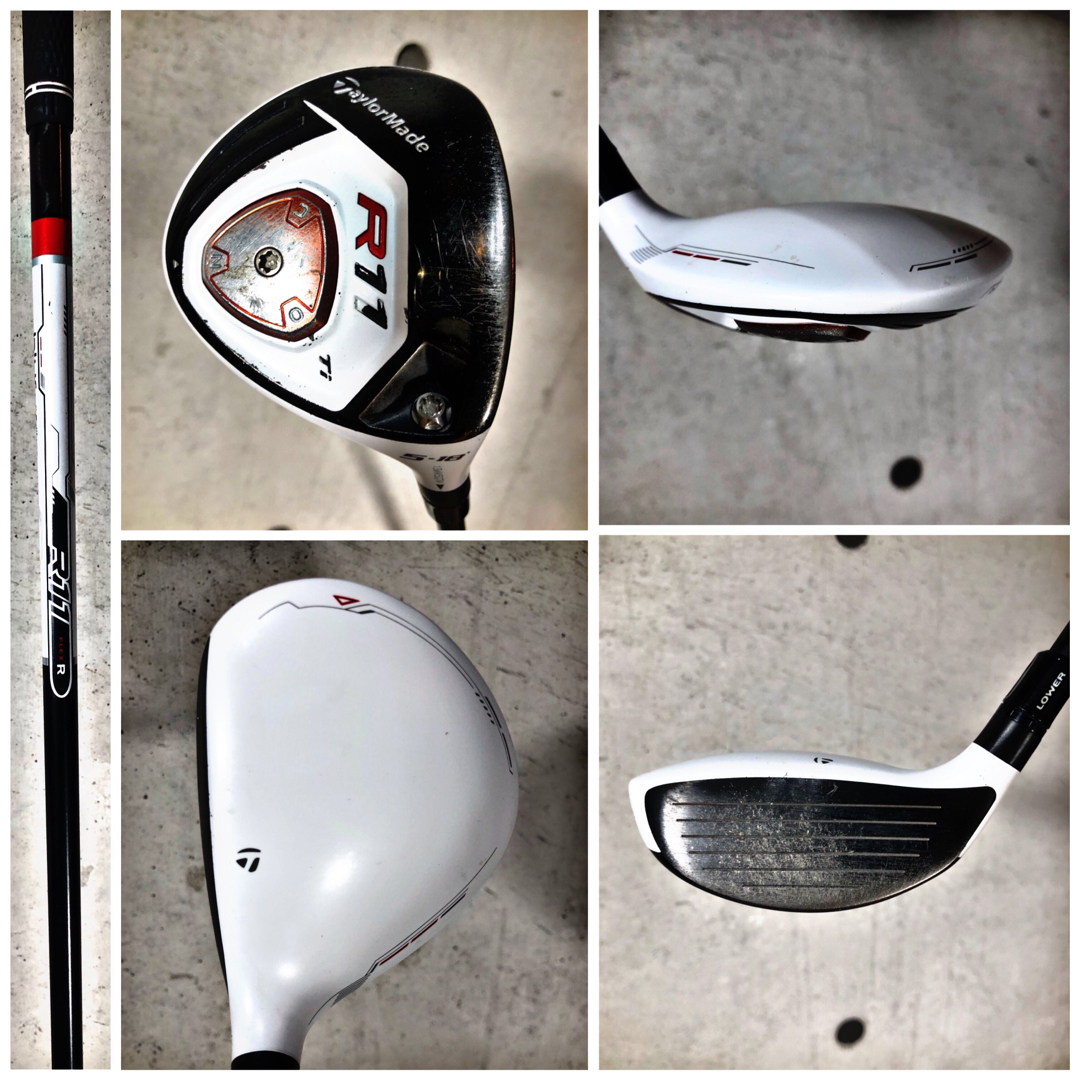 TaylorMade(テーラーメイド)のテーラーメイド 豪華 ゴルフクラブセット メンズ 右利き キャディバッグ付【D】 スポーツ/アウトドアのゴルフ(クラブ)の商品写真