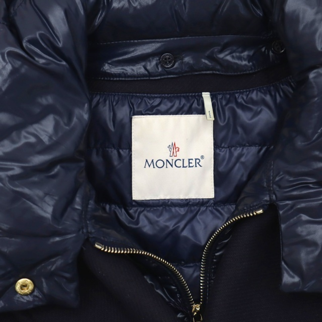 MONCLER(モンクレール)のモンクレール GALATEA  メルトン ダブルブレスト ダウンコート 2(L) レディースのジャケット/アウター(ダウンコート)の商品写真