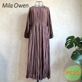 ミラオーウェン(Mila Owen)の【美品】ミラオーウェン　ロングワンピース(ロングワンピース/マキシワンピース)