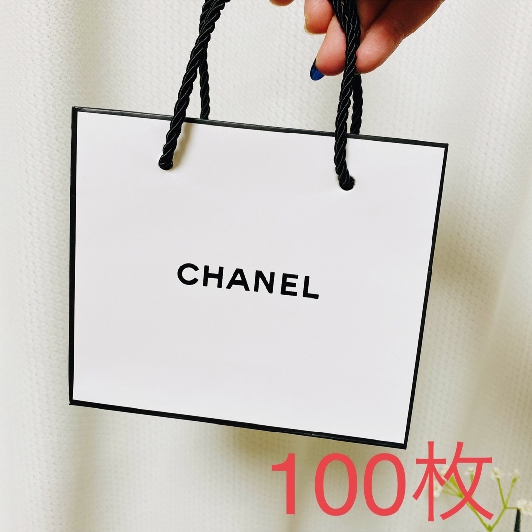 CHANEL ショッパー 小サイズ 100枚と香水 30個セット