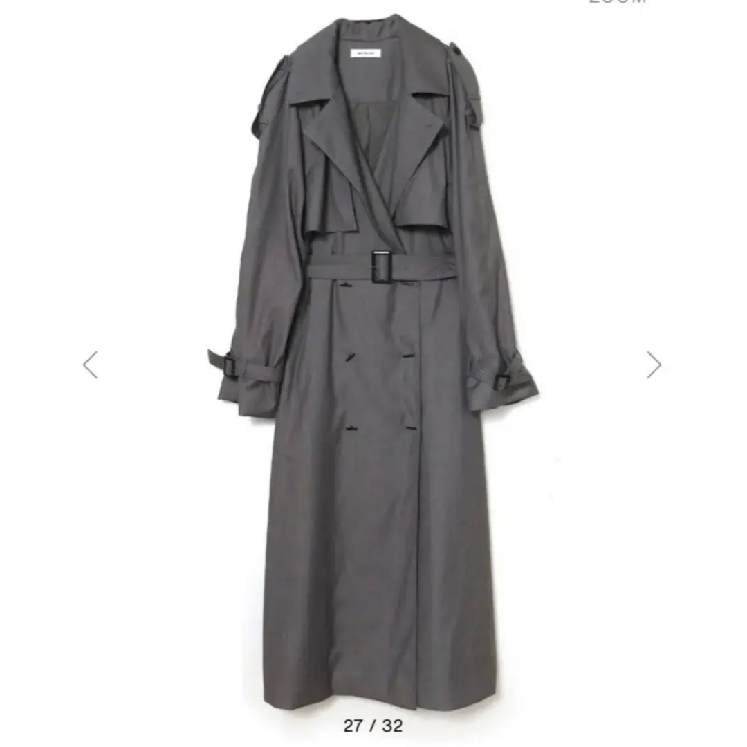 melt the lady wide trench coat