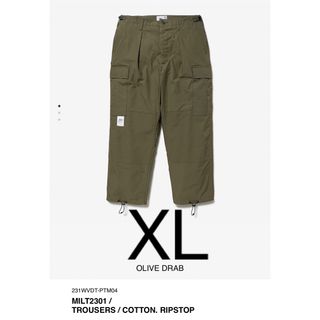 ダブルタップス(W)taps)の美品Wtaps Milt2301 Trousers Cotton Ripstop(ワークパンツ/カーゴパンツ)