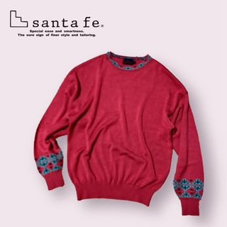 サンタフェ(Santafe)のsanta fe プルオーバークルーネックセーター(ニット/セーター)