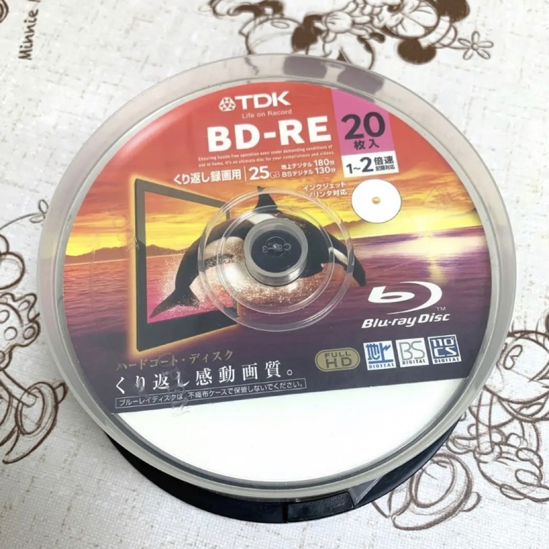 TDK  BD-RE 繰り返し録画用 ◆《18枚》インクジェットプリンタ対応