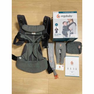 エルゴベビー(Ergobaby)の【美品】エルゴベビー　オムニ 360 クールエアー　エルゴ　抱っこひも(抱っこひも/おんぶひも)