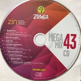 ズンバ(Zumba)のズンバ　MEGAMIX43  CD(クラブ/ダンス)