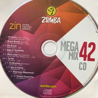 ズンバ(Zumba)のズンバ　MEGAMIX42  CD(クラブ/ダンス)