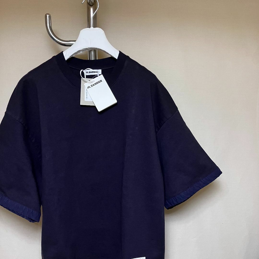 Jil Sander - 新品 XL JIL SANDER 22aw 半袖スウェット ネイビー 5135