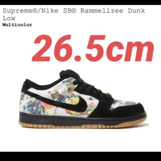 シュプリーム(Supreme)のSupreme Nike SB Dunk Low Rammellzee 26.5(スニーカー)