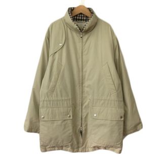 Aquascutum 太アーム ビッグシルエット コットンジャケット ベージュ