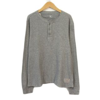 ギャップ(GAP)のギャップ GAP カットソー ヘンリーネック リブニット コットン M グレー(ニット/セーター)