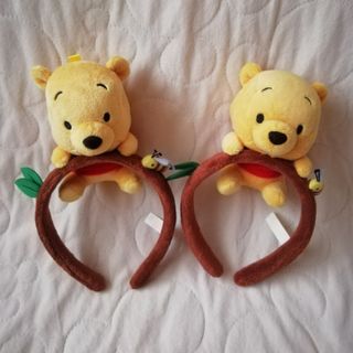 クマノプーサン(くまのプーさん)のTDR　くまのプーさんぬいぐるみカチューシャセット(小道具)