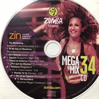 ズンバ(Zumba)のズンバ　MEGAMIX34  CD(クラブ/ダンス)