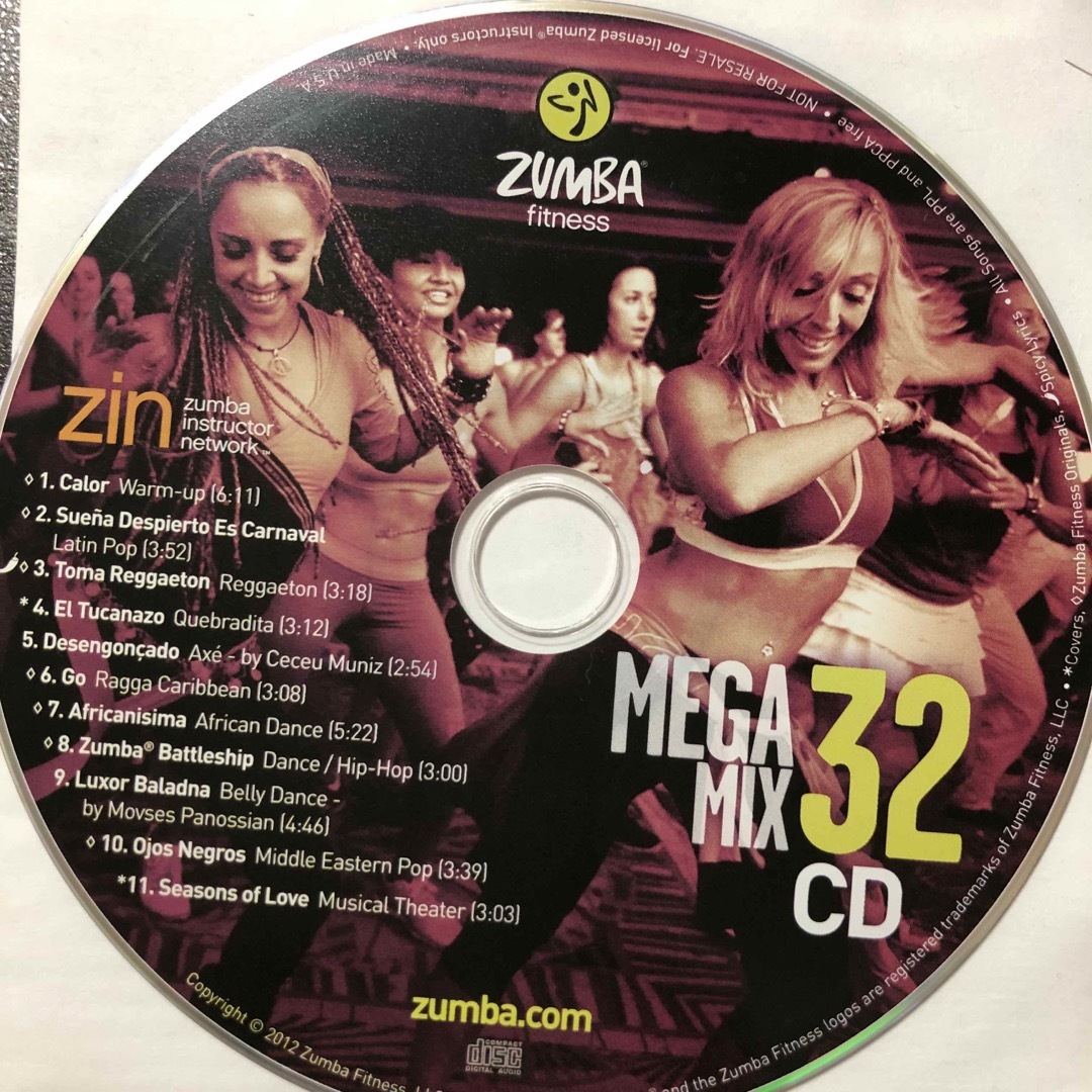 Zumba(ズンバ)のズンバ　MEGAMIX32  CD エンタメ/ホビーのCD(クラブ/ダンス)の商品写真