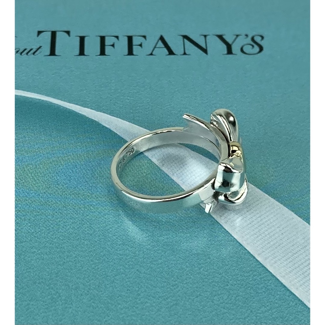 ティファニー TIFFANY＆CO. フック＆アイ コンビ リング 8号