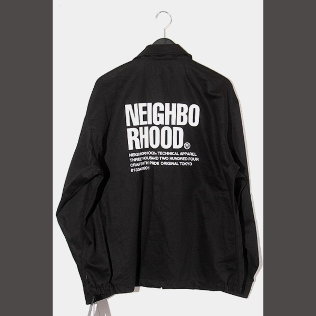 NEIGHBORHOOD(ネイバーフッド)の未使用品 23AW ネイバーフッド ジップワークジャケット L ブラック メンズのジャケット/アウター(ブルゾン)の商品写真