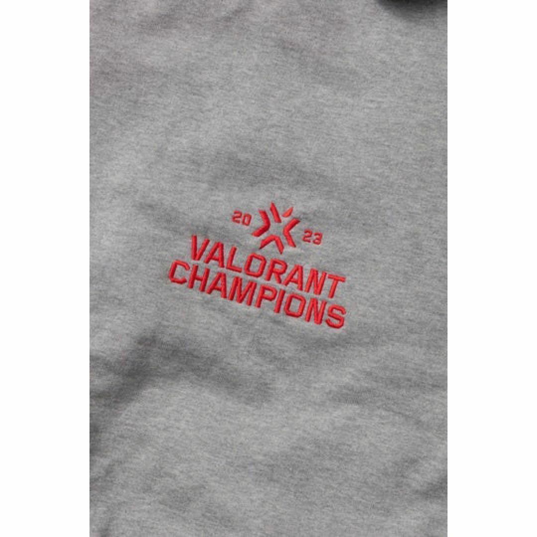 VR × VALORANT CHAMPIONS HOODIE / GRY XL