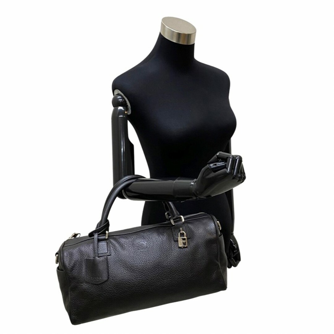 LOEWE - 極 美品 保存袋付 LOEWE ロエベ アナグラム ロゴ レザー 本革