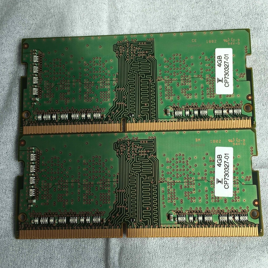 SAMSUNG8GB DDR5 2枚　メモリー　ノートパソコン
