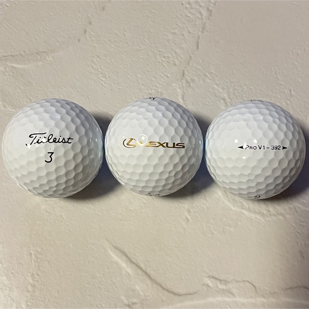 LEXUS 非売品　ゴルフボール　スポーツマフラー　紙バッグ スポーツ/アウトドアのゴルフ(その他)の商品写真