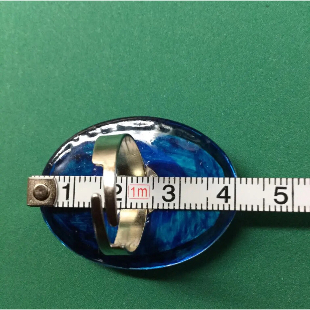 タイル模様大ぶりリング レディースのアクセサリー(リング(指輪))の商品写真