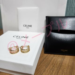 celine - CELINE セリーヌ トリオンフ ダングリングイヤリングの通販