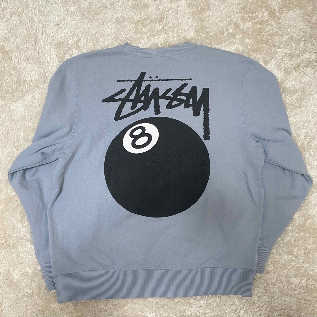 【人気デザイン】STUSSY 8ボール バックプリント スウェット トレーナー | フリマアプリ ラクマ