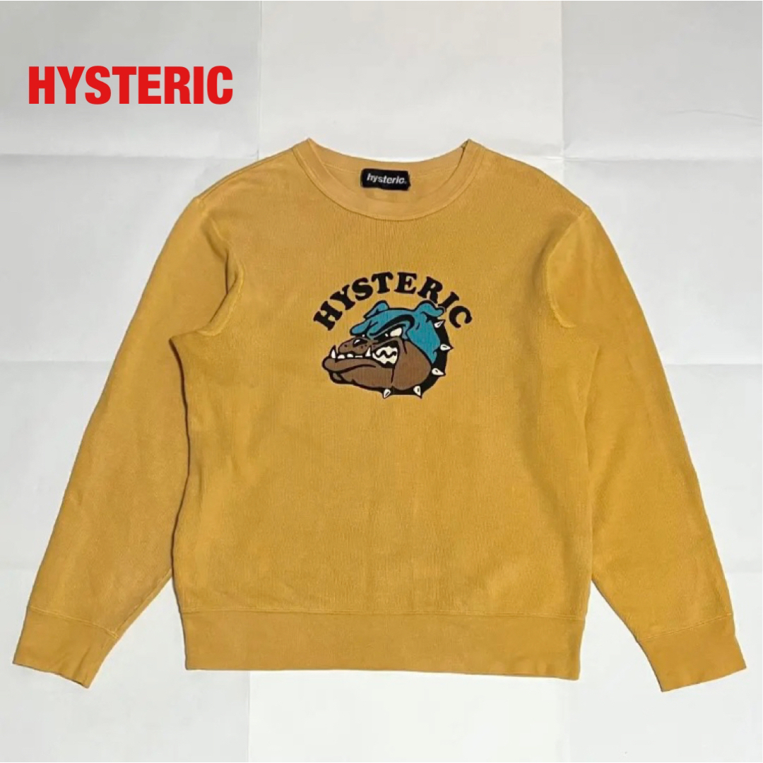 【希少】HYSTERIC　ヒステリック　ロゴスウェット　ブルドッグ　90s