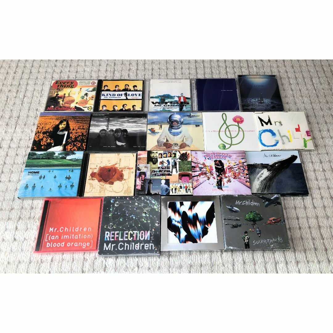 エンタメ/ホビーMr.Children アルバム CD 20枚セット　重力と呼吸　B-side